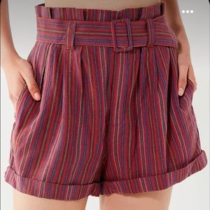 Urban Outfitters Johnny Belted Paperbag Short